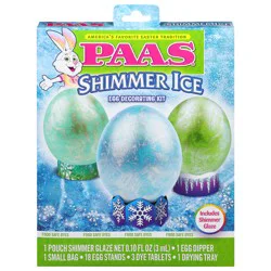 Paas Shimmer Ice Egg Decorating Kit - 1 Kit