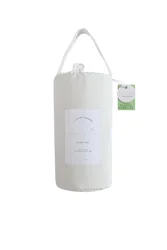 Eden Home Solid Cream, Standard, Pillow Cases