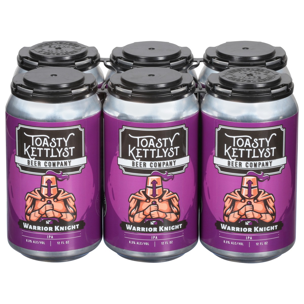 slide 4 of 4, Toasty Kettlyst Beer Company IPA Warrior Knight Beer 6 - 12 fl oz Cans, 4 ct; 16 oz