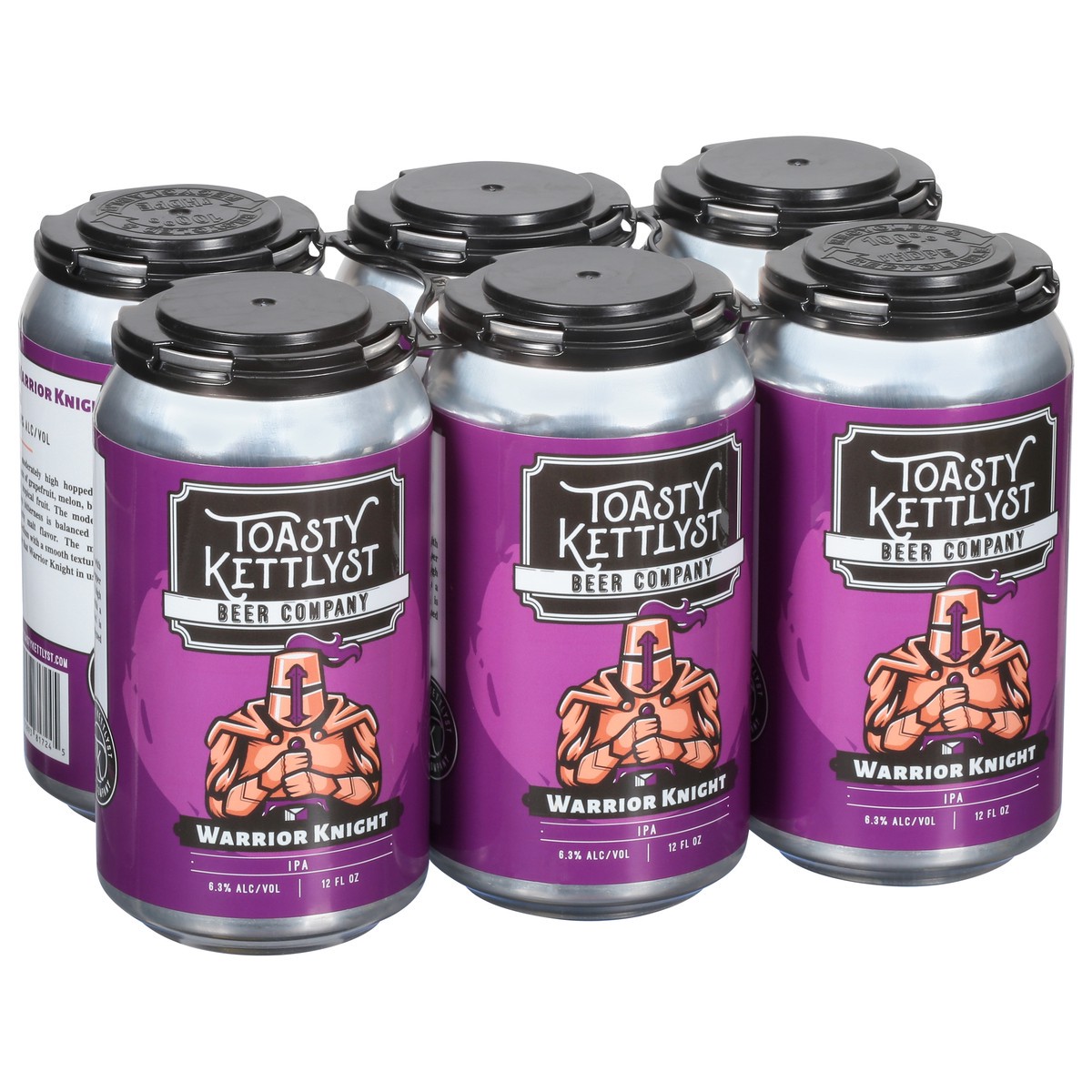 slide 2 of 4, Toasty Kettlyst Beer Company IPA Warrior Knight Beer 6 - 12 fl oz Cans, 4 ct; 16 oz