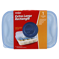 slide 3 of 9, Meijer Storage Containers, Extra Large Rectangle, 128 oz