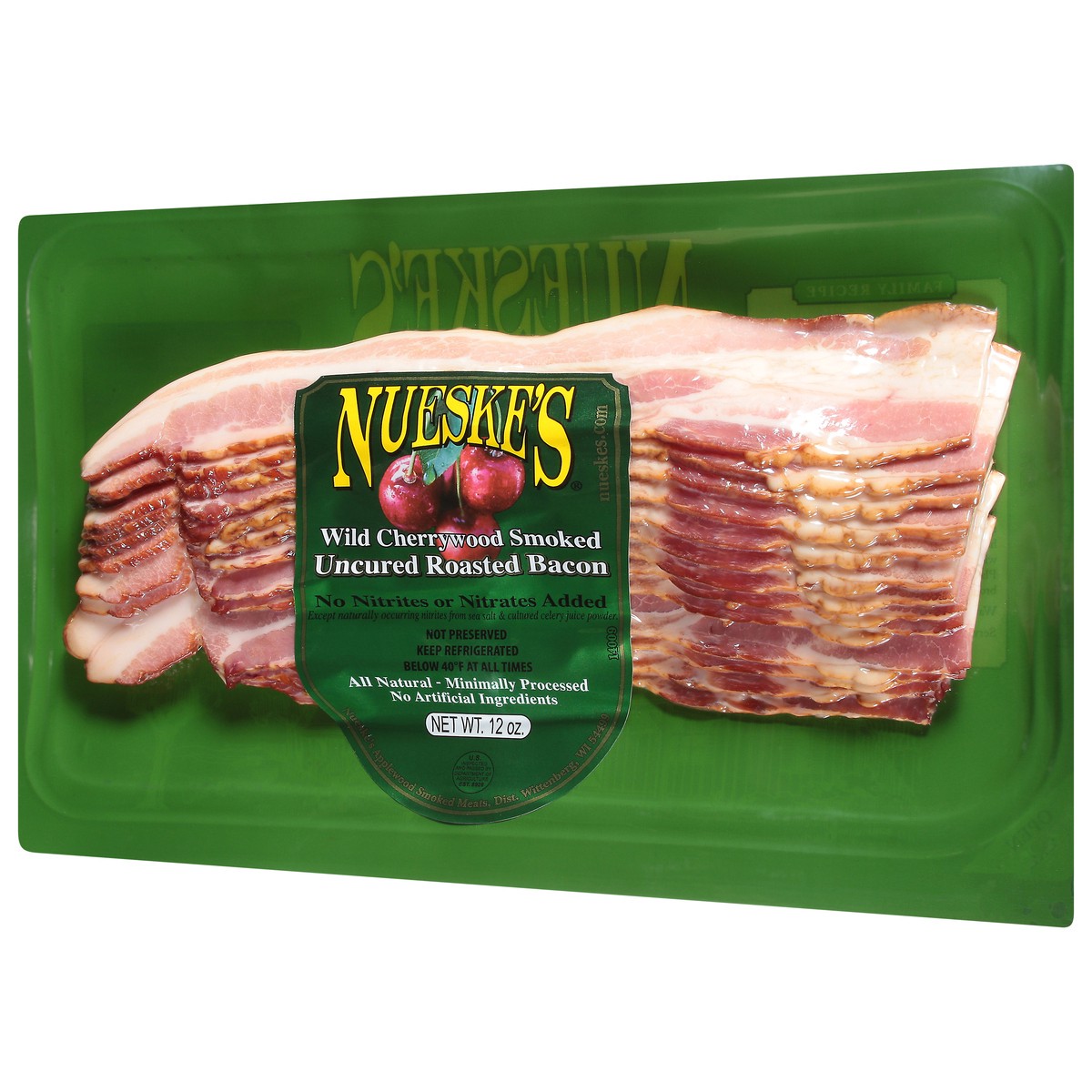 slide 8 of 14, Nueske's Wild Cherrywood Smoked Uncured Bacon, 12 oz