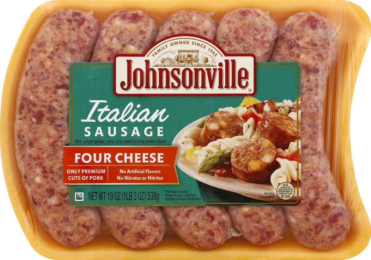 slide 2 of 6, Johnsonville Italian Sausage 19 oz, 19 oz