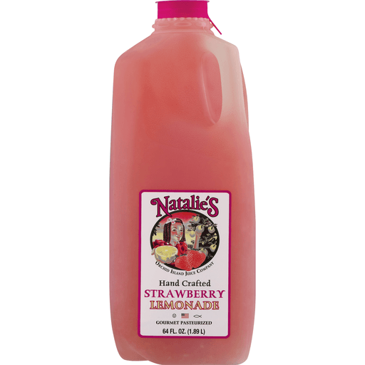 slide 9 of 9, Natalie's Strawberry Lemonade, 64 oz