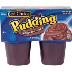 Best Choice Chocolate Fudge Pudding - 4 ct