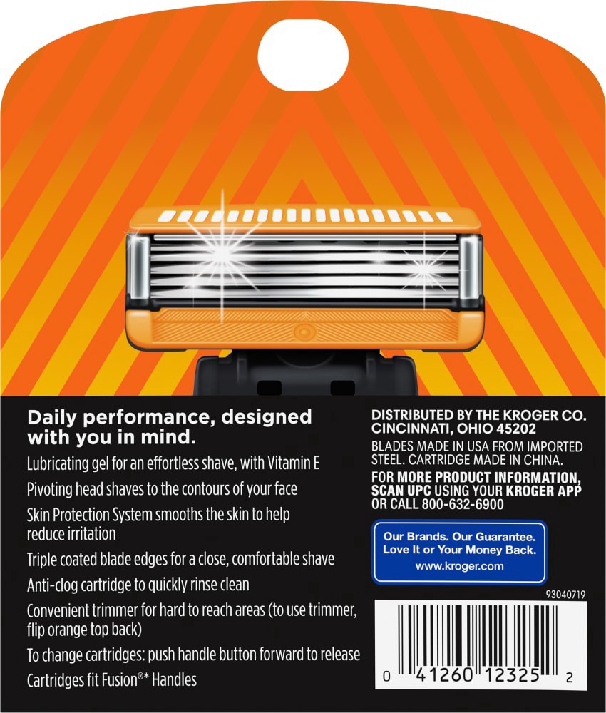 slide 2 of 2, Kroger Blade And Cartridges Razor Pack, 9 ct