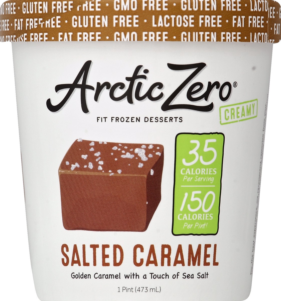 slide 3 of 3, Arctic Zero Frozen Treats - Salted Caramel, 16 fl oz