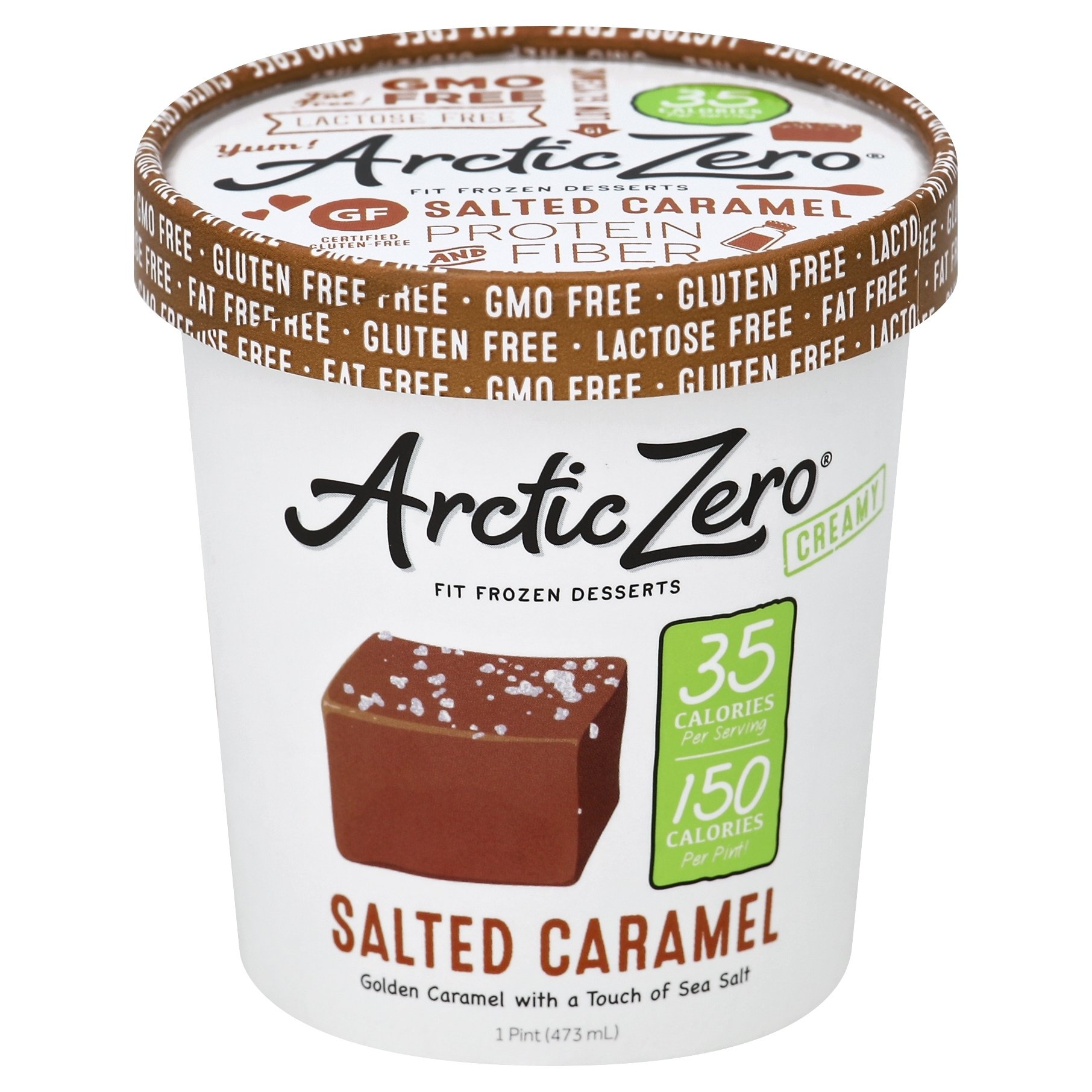 slide 1 of 3, Arctic Zero Frozen Treats - Salted Caramel, 16 fl oz