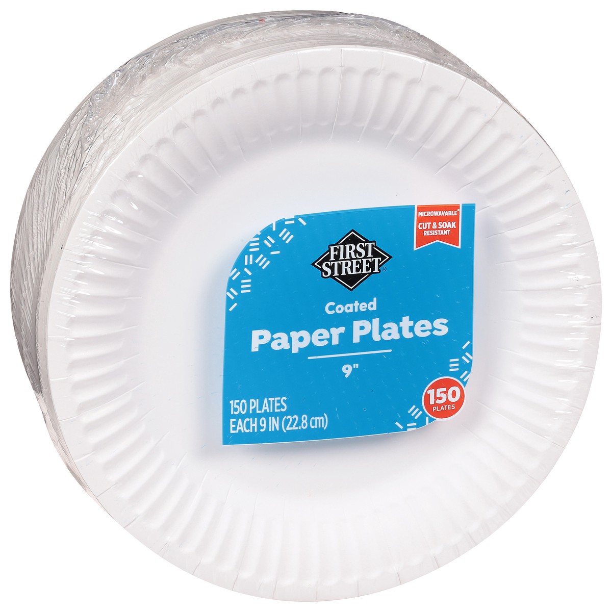 slide 5 of 11, First Street 9 Inch Paper Plate, 150 ct