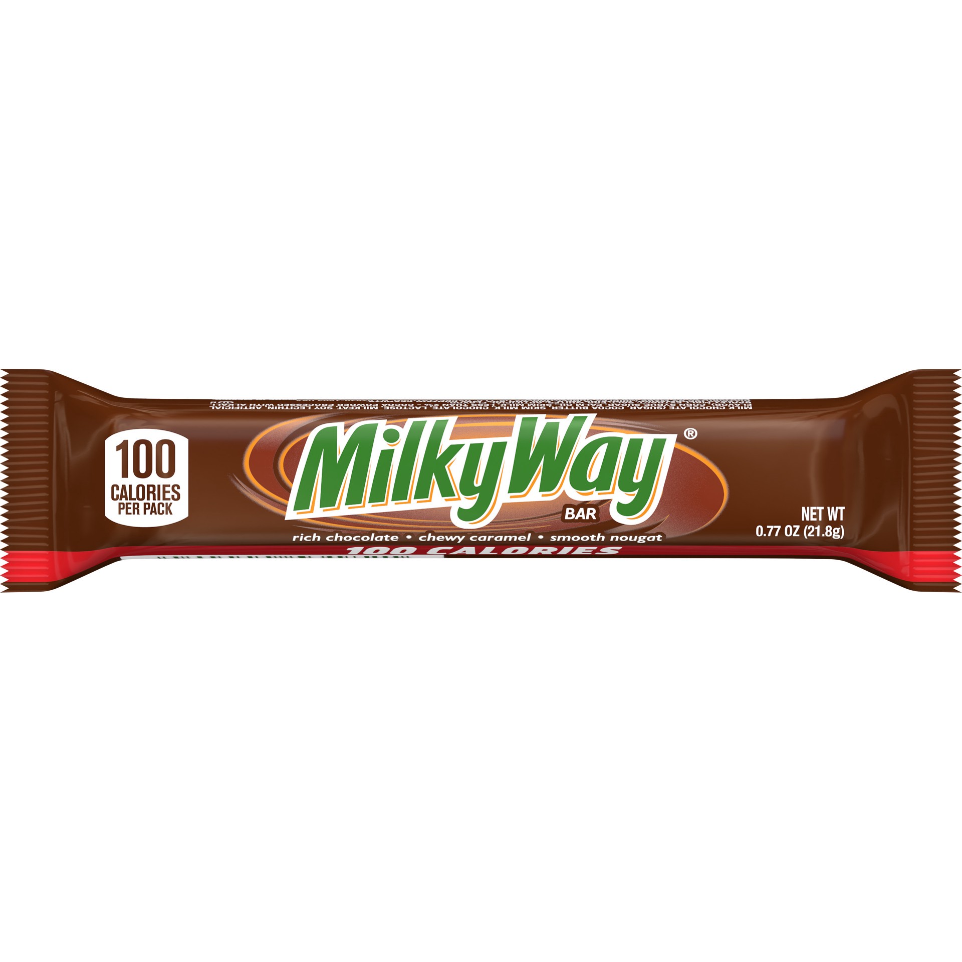 slide 1 of 3, MILKY WAY 100 Calories Candy Milk Chocolate Bar, 0.77 oz, 0.77 oz