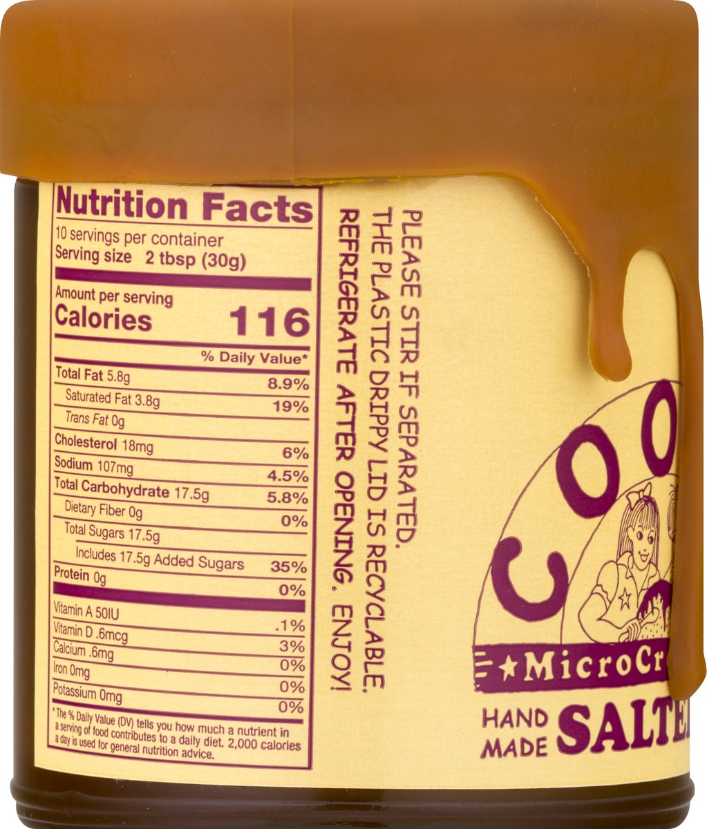 slide 3 of 9, Coop's Salted Caramel 10 oz, 10 oz