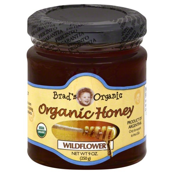 slide 1 of 2, Brad's Organic Honey 9 oz, 9 oz