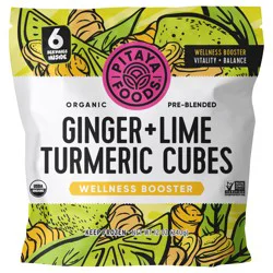 Pitaya Foods Organic Wellness Booster Ginger & Lime Turmeric Cubes 12 oz