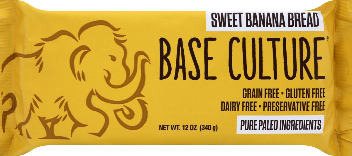 slide 7 of 12, Base Culture Sweet Banana Bread 12 oz, 12 oz