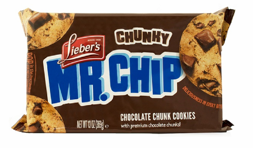 slide 1 of 1, Lieber's Liebers Mr Chip Chocolate Chunk Cookies, 13 oz