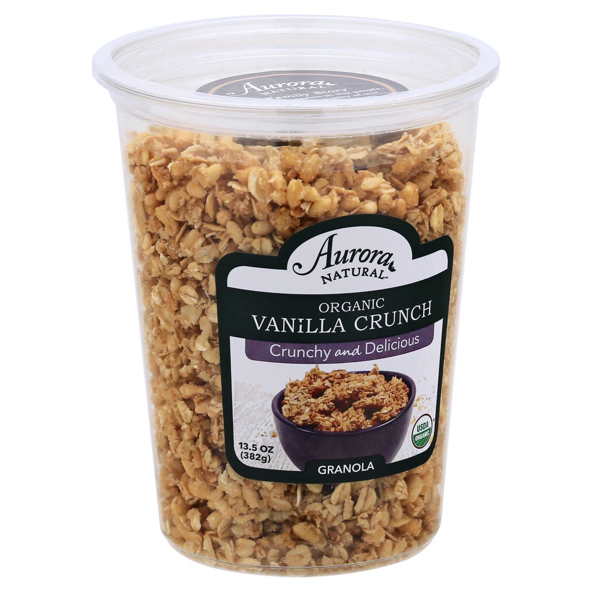 slide 4 of 9, Aurora Natural Nat Organic Vanilla Crunch Gra, 13.5 oz