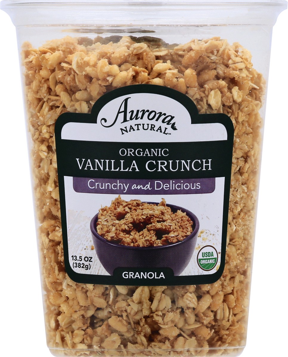 slide 1 of 9, Aurora Natural Nat Organic Vanilla Crunch Gra, 13.5 oz