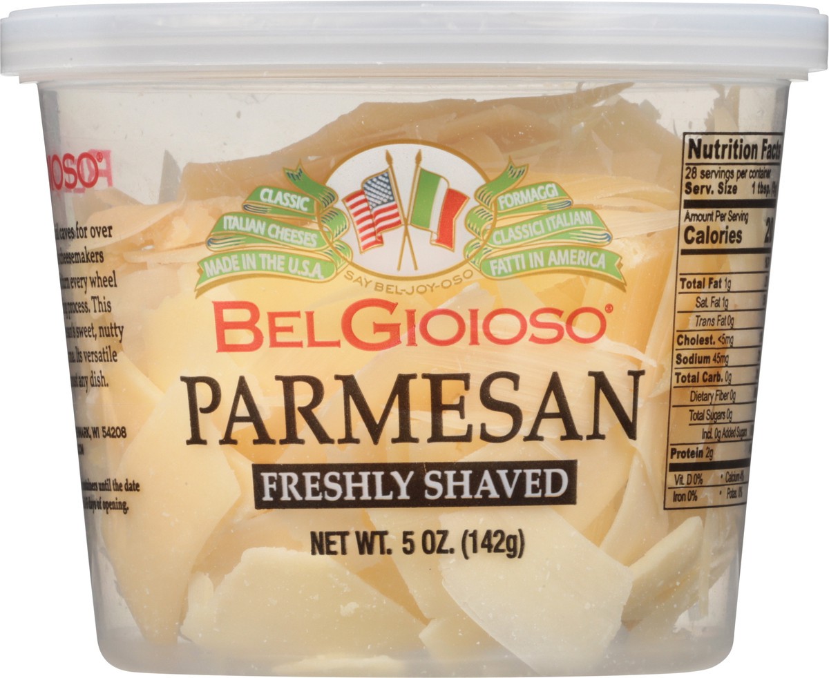 slide 6 of 9, BelGioioso Shaved Parmesan Cheese, 5 oz