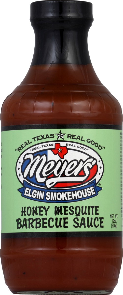 slide 2 of 2, Meyer's Elgin Smokehouse Honey Mesquite Barbecue Sauce 19 oz, 19 oz
