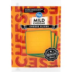 Kroger Mild Cheddar Cheese Slices