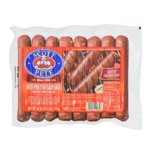 Scott Petes Hot Polish Skinless Sausage