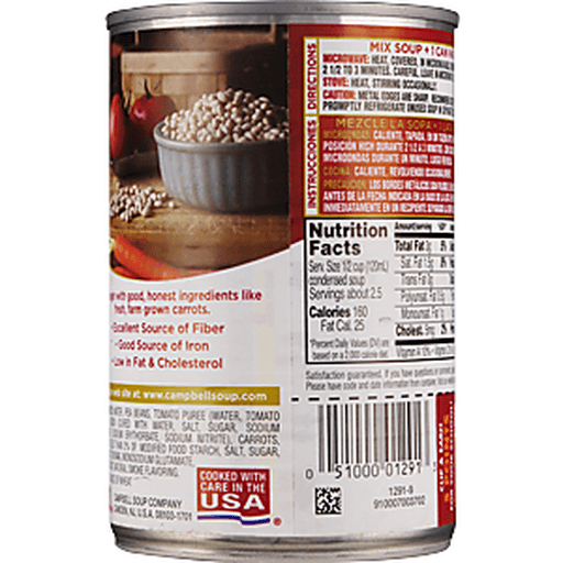 slide 9 of 9, Campbell's Condensed Bean With Bacon Soup, 11.5 oz
