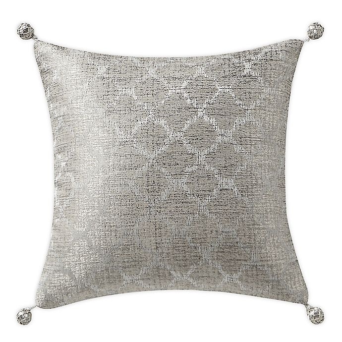 slide 1 of 1, Waterford Arianna Tassel Square Throw Pillow - Champagne, 1 ct