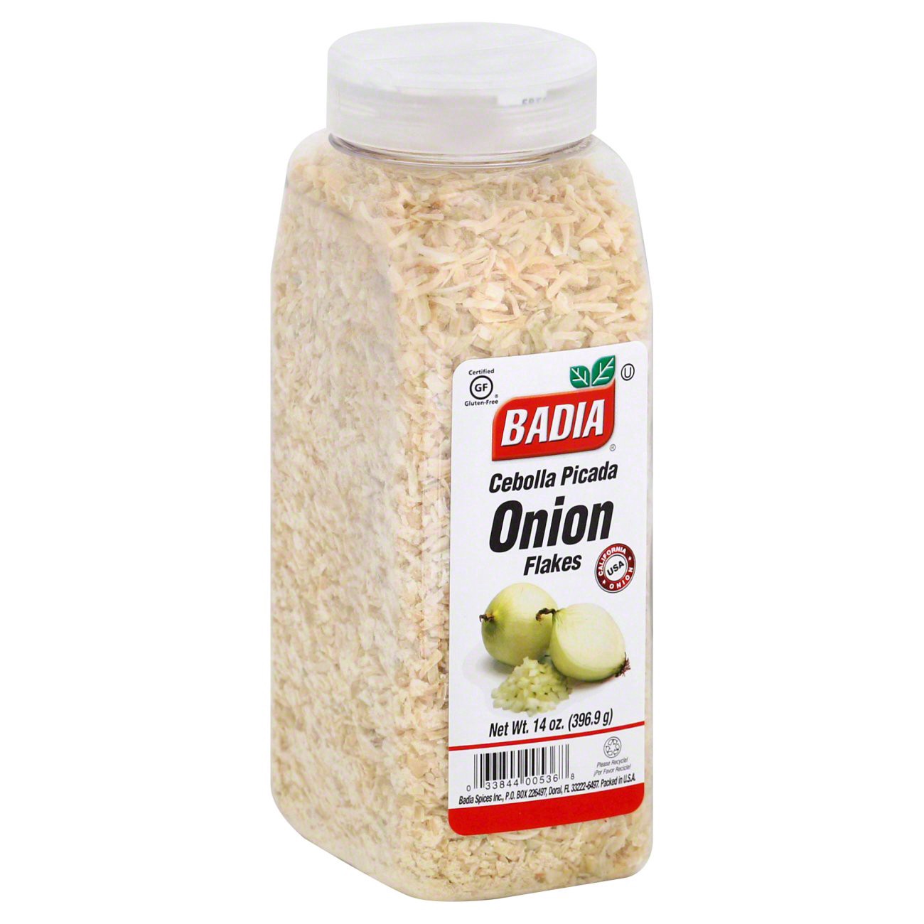 slide 1 of 1, Badia Chopped Onion Flakes, 14 oz