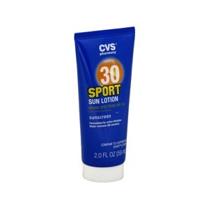 slide 1 of 1, CVS Pharmacy Sport Sun Lotion Broad Spectrum Spf 30 Sunscreen, 2 fl oz; 59 ml