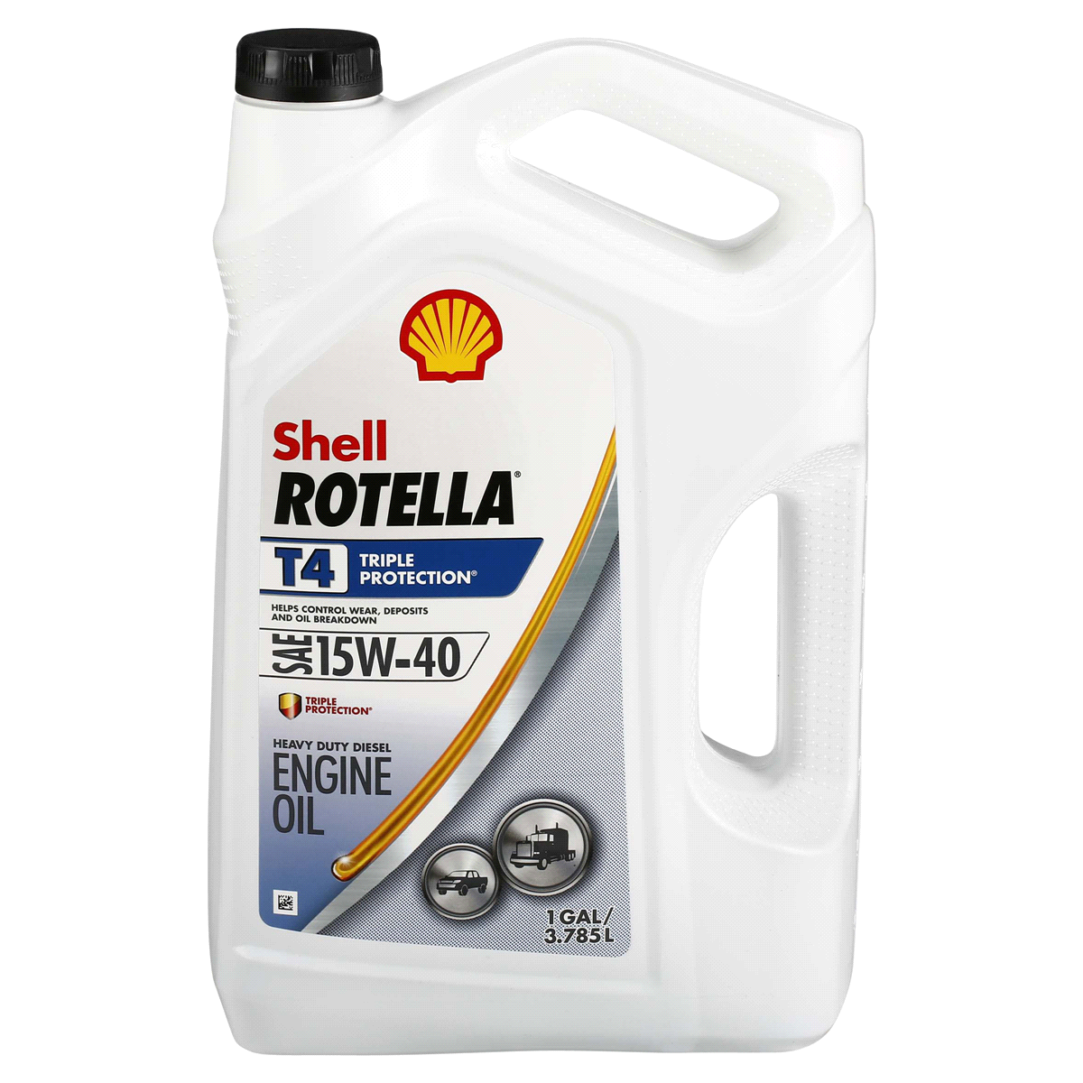 slide 1 of 5, Rotella T4 Triple Protection, 1 gal