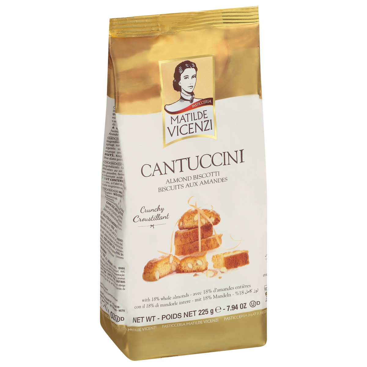 slide 11 of 11, Matilde Vicenzi Cantuccini Almond Biscuits 225 g, 225 gram