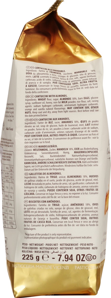 slide 9 of 11, Matilde Vicenzi Cantuccini Almond Biscuits 225 g, 225 gram