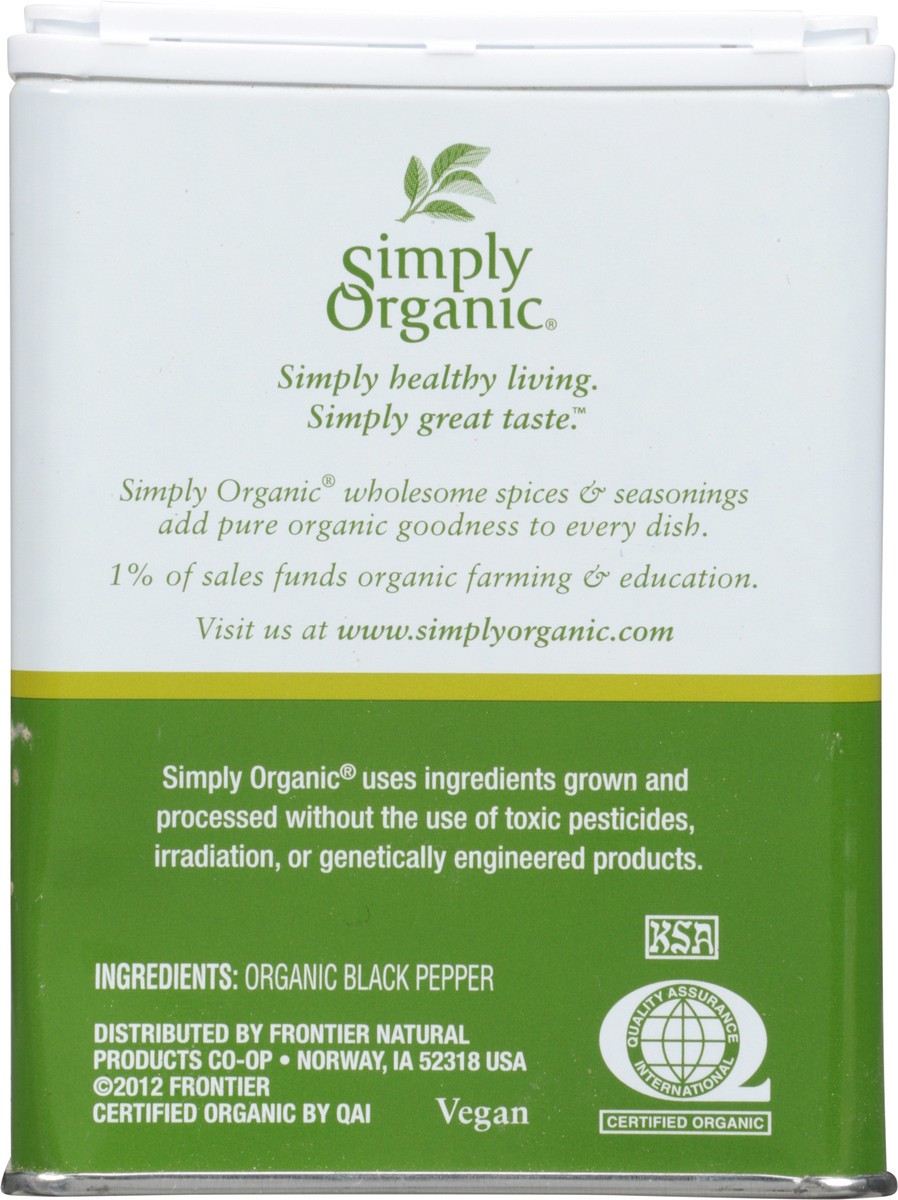 slide 6 of 13, Simply Organic Ground Black Pepper, 4 oz