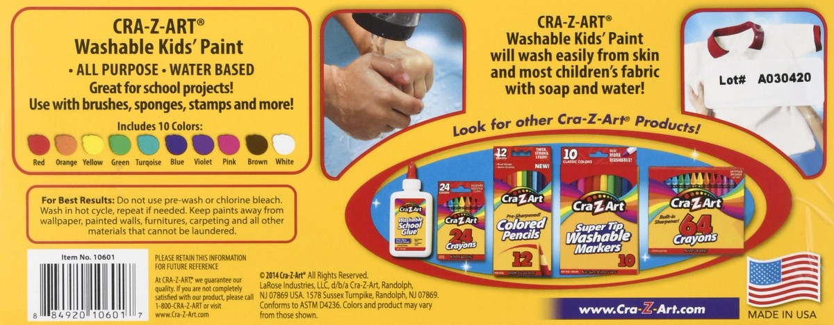 slide 6 of 9, Cra-Z-Art Poster Paint Pots, 10 ct; 2 oz