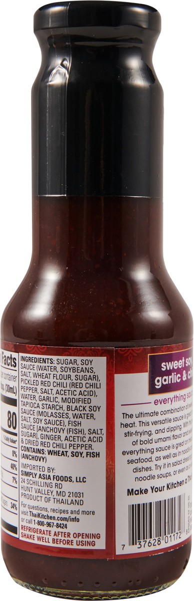 slide 11 of 14, Thai Kitchen Sweet Soy Garlic & Chili Everything Sauce, 9.900 fl oz, 9.90 fl oz
