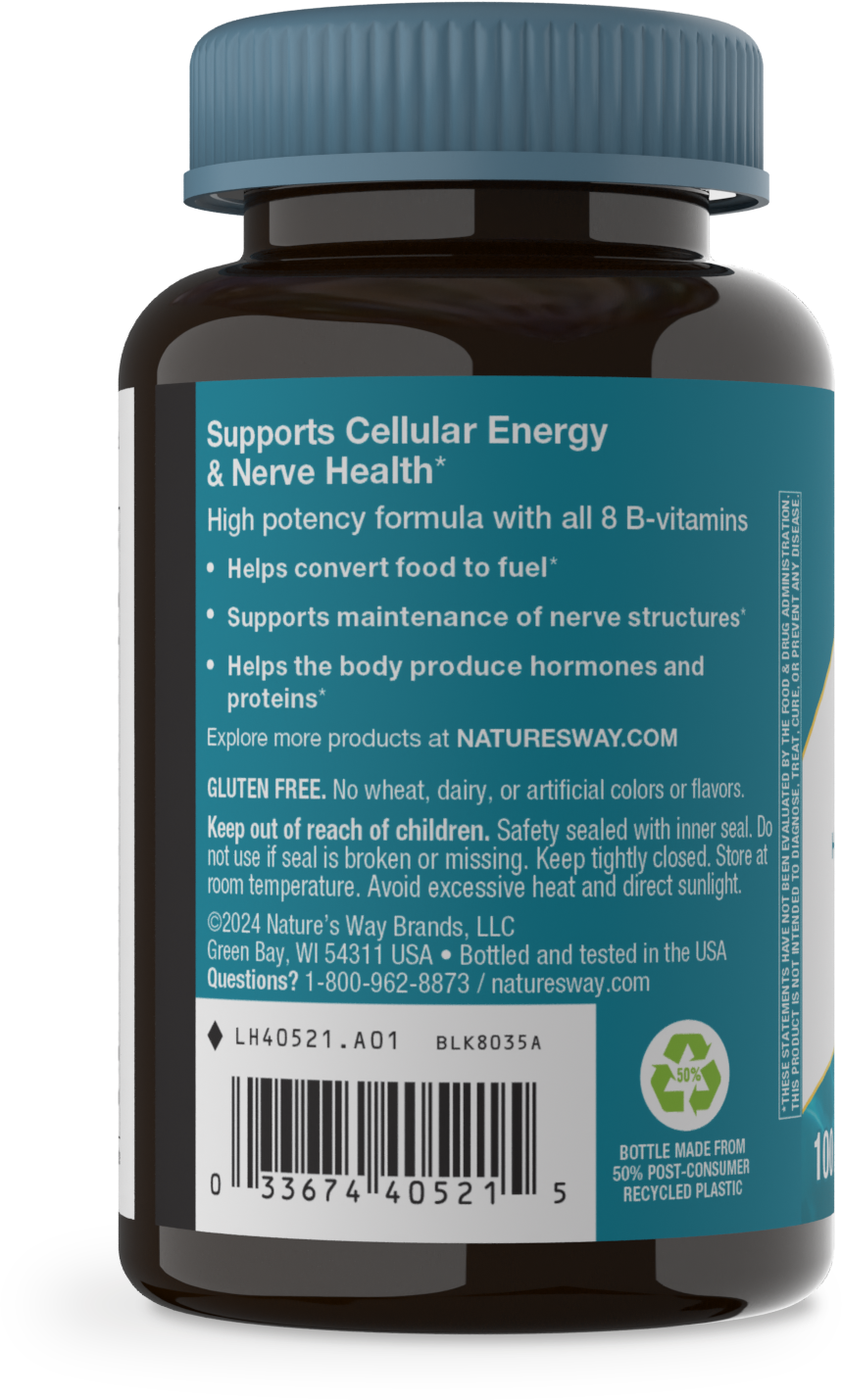 slide 2 of 4, Nature's Way Vitamin B-100 Complex, 100 ct