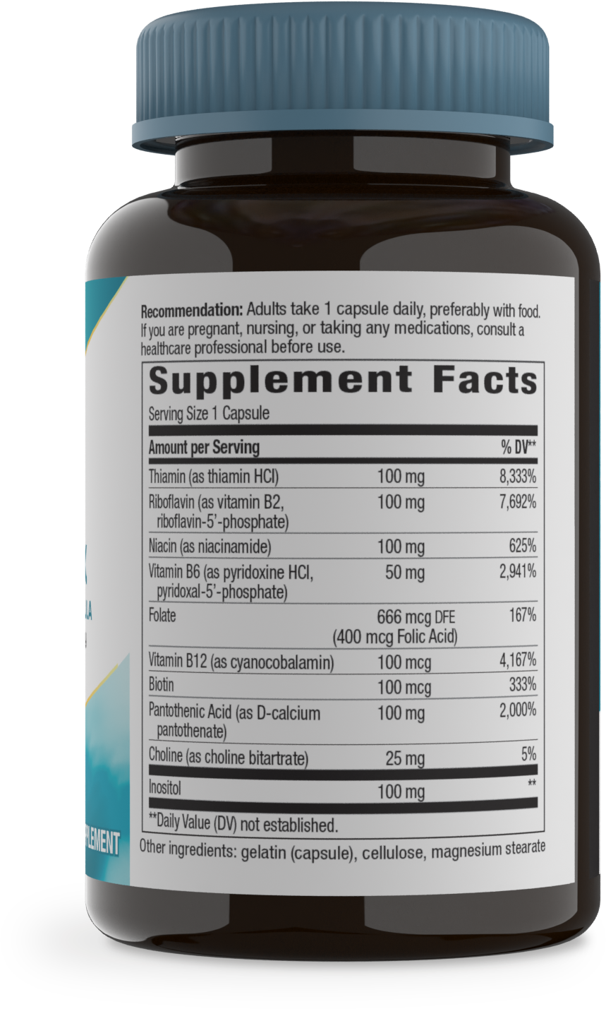 slide 4 of 4, Nature's Way Vitamin B-100 Complex, 100 ct