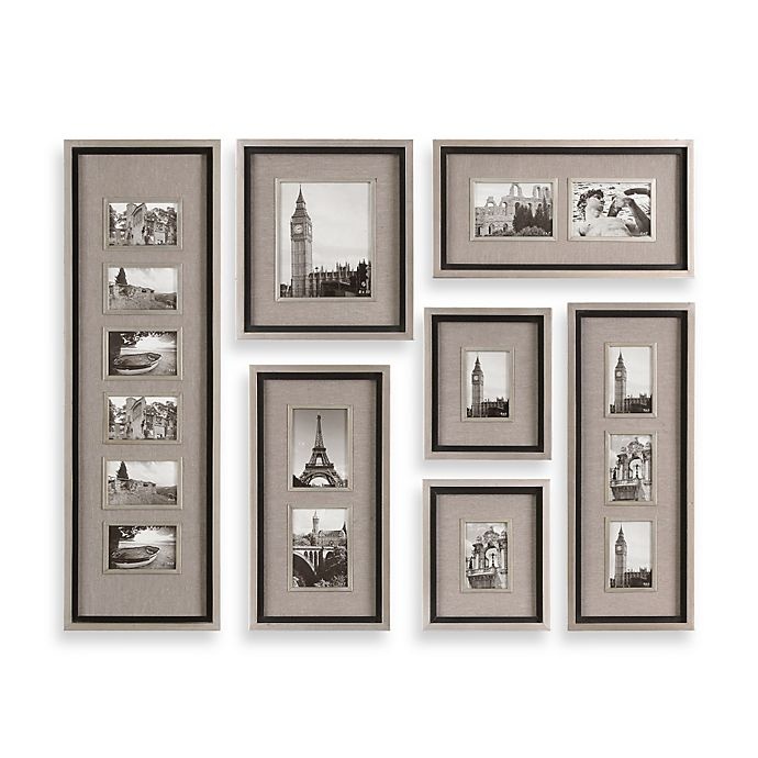 slide 1 of 2, Uttermost Massena Picture Frame Collage, 7 ct