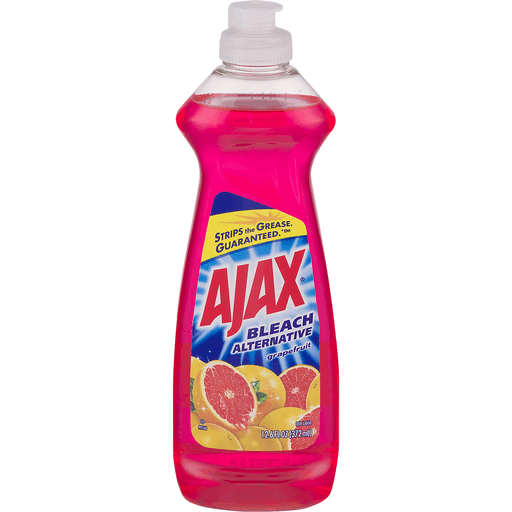 slide 1 of 1, Ajax Ultra Dish Liquid, Bleach Alternative, Grapefruit, 12.6 oz