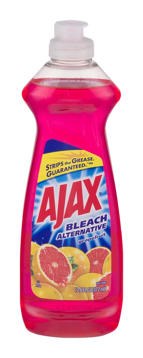 slide 1 of 9, Ajax Ultra Dish Liquid, Bleach Alternative, Grapefruit, 12.6 oz