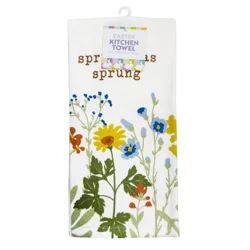 Meijer Corporate Seasonal Easter Spring Has Sprung Printed Dual Purpose Kitchen Towel, 16 in x 26 in