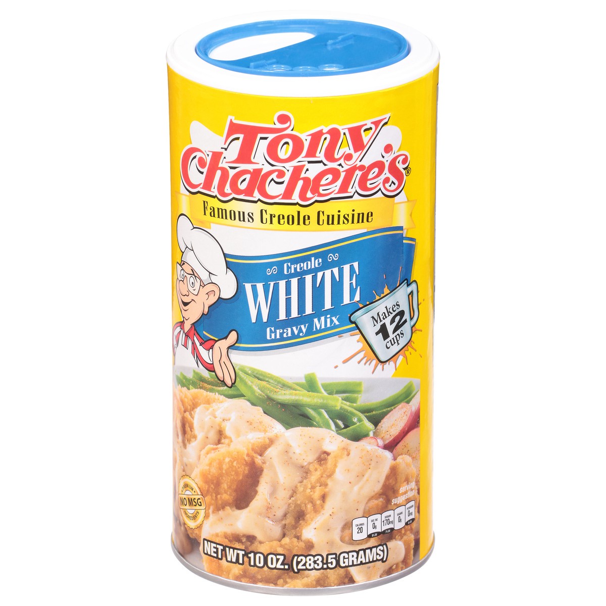 slide 1 of 9, Tony Chachere's Creole White Gravy Mix 10 oz, 10 oz