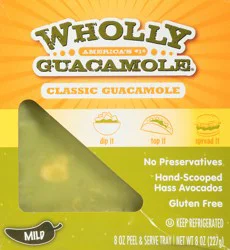 Wholly Guacamole Classic Guacamole 8 oz. Tray