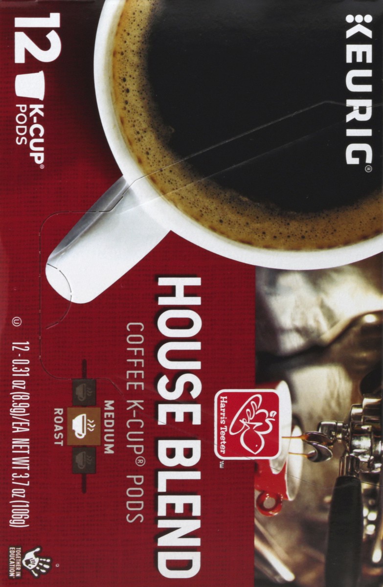 slide 3 of 5, Harris Teeter House Blend Coffee K-cups, 12 ct