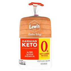 Healthy Life Keto Hawaiian Bread 16 oz