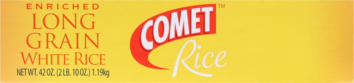 slide 13 of 13, Comet Long Grain Enriched White Rice 42 oz, 42 oz