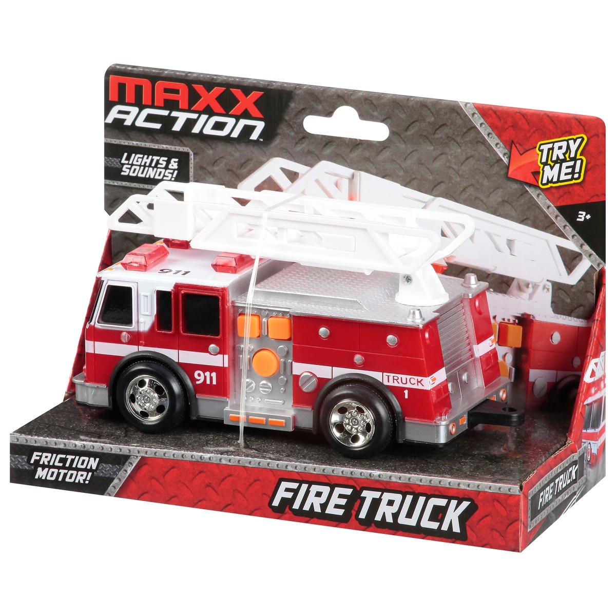 slide 8 of 9, Maxx Action Sunny Days Fire Truck Rescue Vehicle, 1 ct