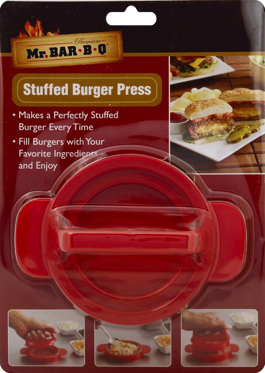 slide 2 of 2, Mr. Bar-B-Q Burger Press, Stuffed, 1 ct