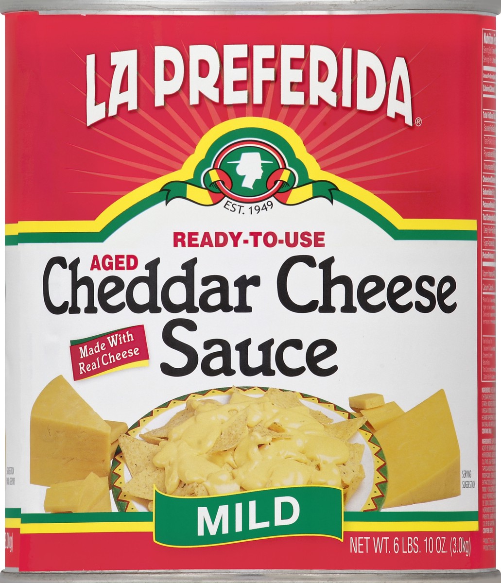 slide 1 of 2, La Preferida Cheese Sauce 106 oz, 106 oz