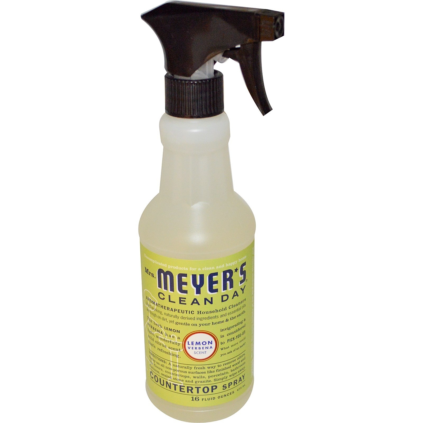 slide 1 of 1, Mrs. Meyer's Clean Day Lemon Verbena Scent Countertop Spray, 1 oz